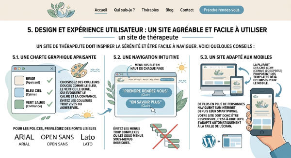 Design et expérience utilisateur : un site agréable et facile à utiliser