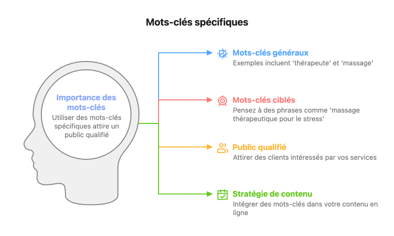 Utiliser des mots-clés spécifiques à votre niche